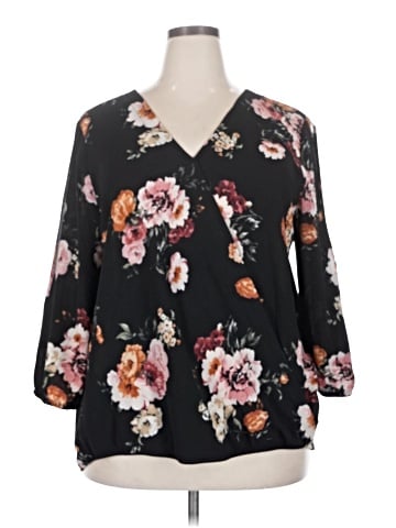 Apt. 9 3/4 Sleeve Blouse (view 1)