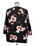 Apt. 9 Floral Black 3/4 Sleeve Blouse Size XXL - photo 2