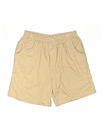 Basic Editions Khaki Shorts (view 1)