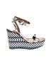 Coach Silver Wedges Size 10 - photo 1