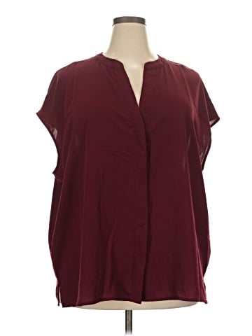 ELOQUII Short Sleeve Blouse (view 1)