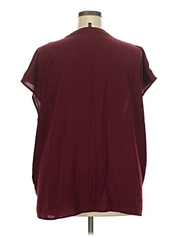 ELOQUII Short Sleeve Blouse (view 2)
