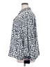 Tommy Hilfiger 100% Viscose Houndstooth Silver Long Sleeve Blouse Size XXL - photo 5