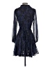 Aqua 100% Polyester Paisley Blue Cocktail Dress Size XS - photo 2