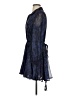 Aqua 100% Polyester Paisley Blue Cocktail Dress Size XS - photo 5