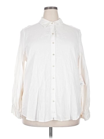 LC Lauren Conrad Long Sleeve Button-Down Shirt (view 1)