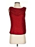 DressBarn 100% Polyester Red Sleeveless Blouse Size S - photo 1