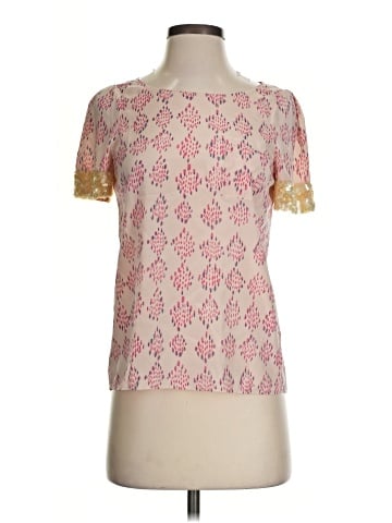 Gryphon New York Short Sleeve Silk Top (view 1)