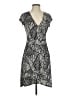 Dots Graphic Gray Casual Dress Size S - photo 1