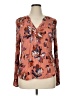 New Directions 100% Rayon Orange Long Sleeve Blouse Size XL - photo 1