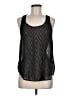 Eyelash Couture 100% Polyester Black Sleeveless Blouse Size M - photo 1