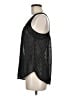 Eyelash Couture 100% Polyester Black Sleeveless Blouse Size M - photo 5