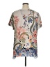 Westport 100% Polyester Gray Short Sleeve Blouse Size 1X - photo 2