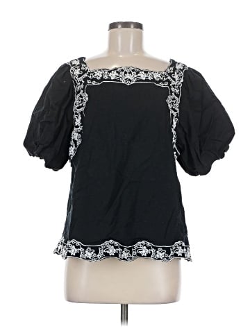 By Anthropologie Short Sleeve Blouse (view 1)