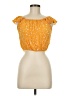 Everly 100% Rayon Orange Sleeveless Blouse Size M - photo 1