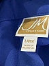 JM Collection Blue Long Sleeve Blouse Size L - photo 7