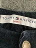 Tommy Hilfiger 100% Cotton Chevron-herringbone Black Jeans Size 8 - photo 7