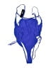Fashion Nova Solid Blue One Piece Swimsuit Size 1X - photo 2