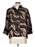 TanJay Animal Print Brown 3/4 Sleeve Blouse Size 12 Petite - photo 1