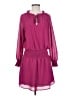 Veronica M. 100% Polyester Solid Purple Casual Dress Size S - photo 1