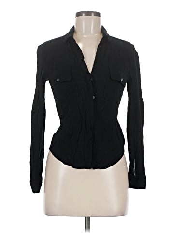 James Perse Long Sleeve Blouse (view 1)