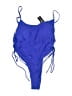 Fashion Nova Solid Blue One Piece Swimsuit Size 1X - photo 1