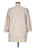 Zac & Rachel 100% Polyester Tan Pink 3/4 Sleeve Blouse Size XL - photo 2