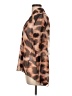 Lola Animal Print Brown Long Sleeve Blouse Size L (estimated) - photo 5