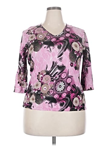 Joseph A. 3/4 Sleeve Blouse (view 1)