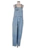 Trilogy 100% Cotton Blue Overalls Size M - photo 1