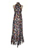 Lie Paisley Blue Casual Dress Size 4 - photo 2