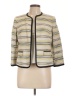 Kasper Stripes Ivory Jacket Size 10 (petite) - photo 1
