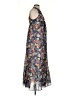 Lie Paisley Blue Casual Dress Size 4 - photo 4