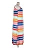 Faded Glory 100% Polyester Stripes Orange Casual Dress Size 20 - photo 4