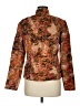 Analogy... 100% Polyester Print Brown Jacket Size M - photo 2
