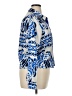 Sweet Rain 100% Polyester Print Blue Long Sleeve Blouse Size XL - photo 4