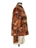 Analogy... 100% Polyester Print Brown Jacket Size M - photo 4