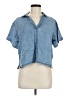 Splendid 100% Lyocell Blue Short Sleeve Blouse Size M - photo 1