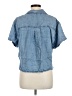 Splendid 100% Lyocell Blue Short Sleeve Blouse Size M - photo 2