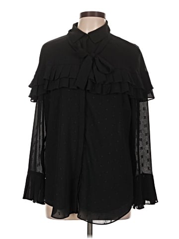 Black Label by Chico's 3/4 Sleeve Blouse (view 1)