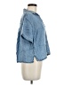 Splendid 100% Lyocell Blue Short Sleeve Blouse Size M - photo 4