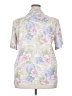 Alfred Dunner Tropical Ivory Short Sleeve Button-Down Shirt Size 20 - photo 2