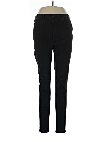 Madewell 10" High-Rise Skinny Jeans in Black Frost (view 1)