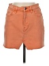 FRAME Denim Orange Denim Skirt Size 28 waist - photo 1