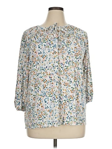 Croft & Barrow 3/4 Sleeve Blouse (view 1)