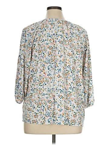 Croft & Barrow 3/4 Sleeve Blouse (view 2)