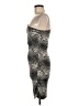 Charlotte Russe Animal Print Silver Cocktail Dress Size M - photo 5