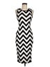 Ruby Rox Chevron-herringbone Black Cocktail Dress Size M - photo 1