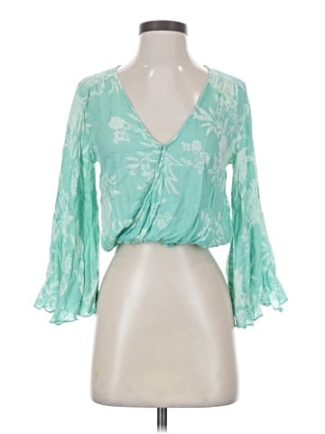 Amuse Society 3/4 Sleeve Blouse (view 1)