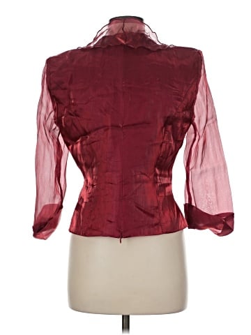 Oblique 3/4 Sleeve Blouse (view 2)